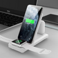 Folding three-in-one multifunctional wireless charger