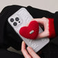 Original Knitted Love Stand Phone Case