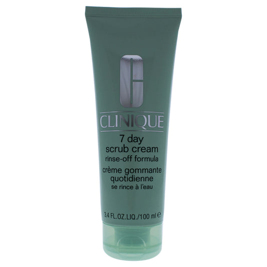 7 Day Scrub Cream Rinse Off Formula by Clinique for Unisex - 3.4 oz Scrub