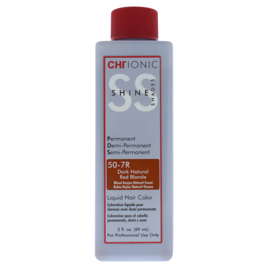 Ionic Shine Shades Liquid Hair Color - 50-7R Dark Natural Red Blonde by CHI for Unisex - 3 oz Hair Color