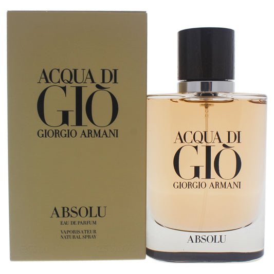 Acqua Di Gio Absolu by Giorgio Armani for Men - 2.5 oz EDP Spray