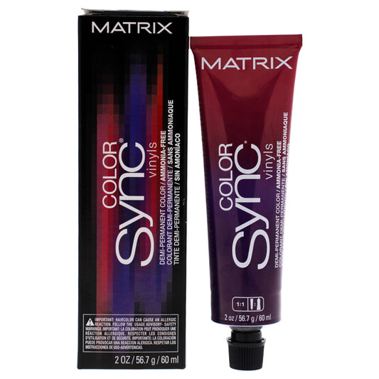 Color Sync Vinyl - Rose Copper by Matrix for Unisex - 2 oz Hair Color