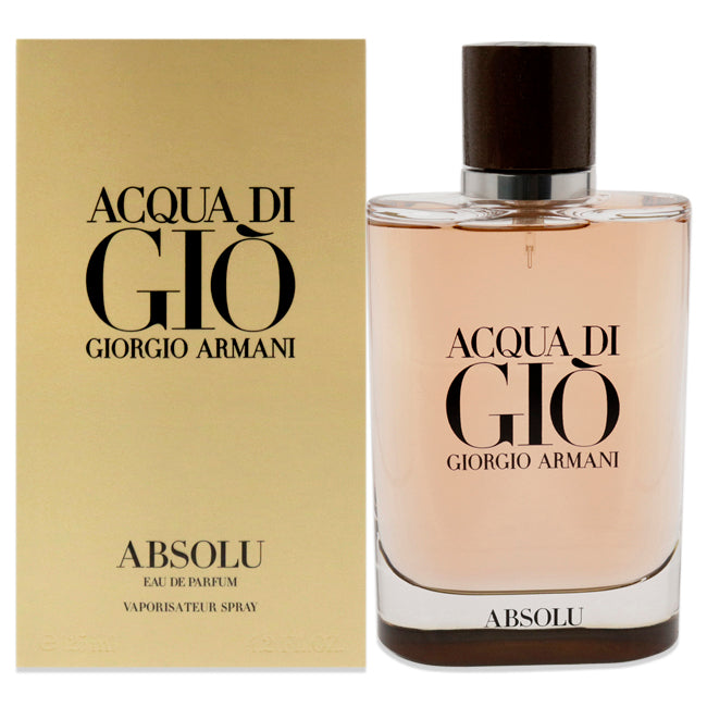 Acqua Di Gio Absolu by Giorgio Armani for Men - 4.2 oz EDP Spray