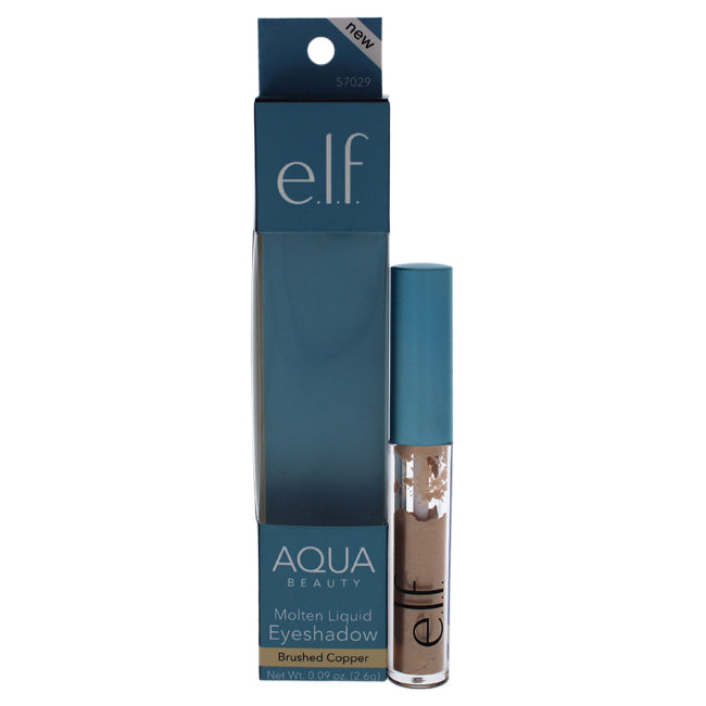 Aqua Beauty Molten Liquid Eyeshadow - Brushed Copper by e.l.f. for Women - 0.09 oz Eyeshadow