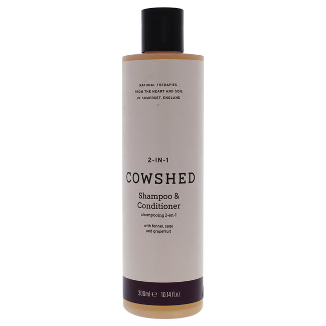 2-In-1 Shampoo and Conditioner by Cowshed for Unisex - 10.14 oz Shampoo and Conditioner