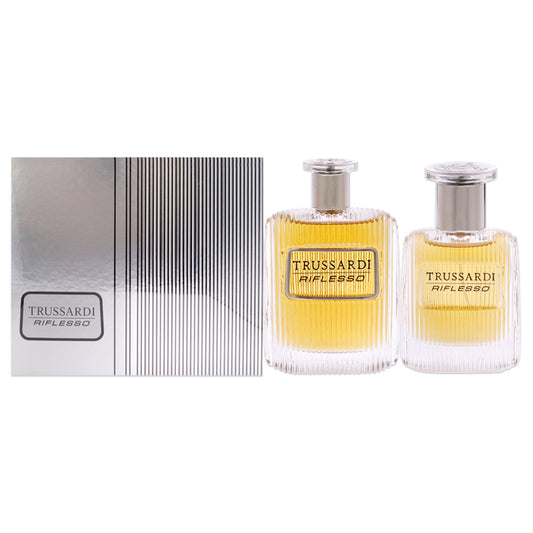 Trussardi Riflesso by Trussardi for Men - 2 Pc Gift Set 3.4oz EDT Spray, 1oz EDT Spray