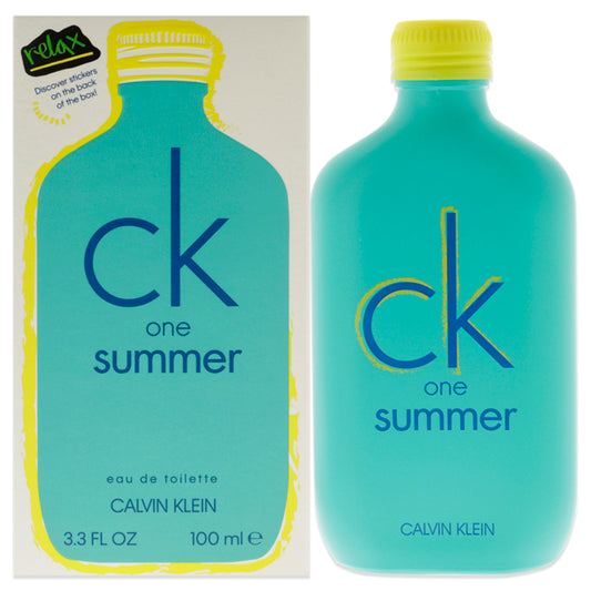 CK One Summer by Calvin Klein for Unisex - 3.3 oz EDT Spray (2020 Limited Edition)