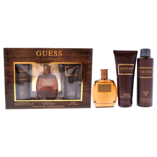 Guess by Marciano by Guess for Men - 3 Pc Gift Set 3.4oz EDT Spray, 6.7oz Shower Gel, 6.0oz Deodorizing Body Spray