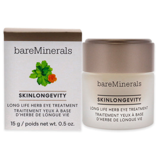 Skinlongevity Long Life Herb Eye Treatment by bareMinerals for Unisex - 0.5 oz Treatment