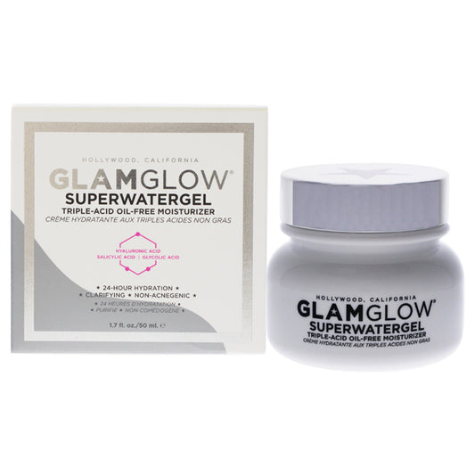 Superwatergel Triple Acid Oil-Free Moisturizer by Glamglow for Unisex -1.7 oz Moisturizer