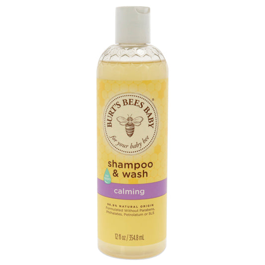 Baby Shampoo and Wash Calming by Burts Bees for Kids - 12 oz Shampoo and Body Wash