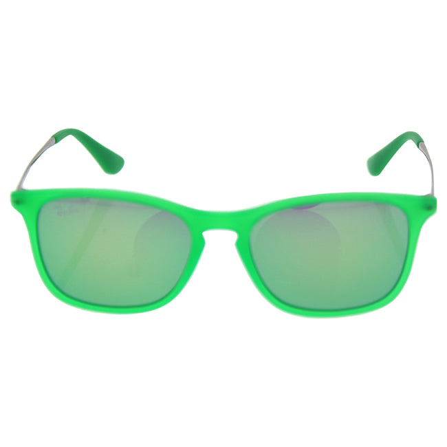 Ray Ban RJ 9061S 7007-3R - Green Gunmetal-Green Flash by Ray Ban for Kids - 49-15-130 mm Sunglasses