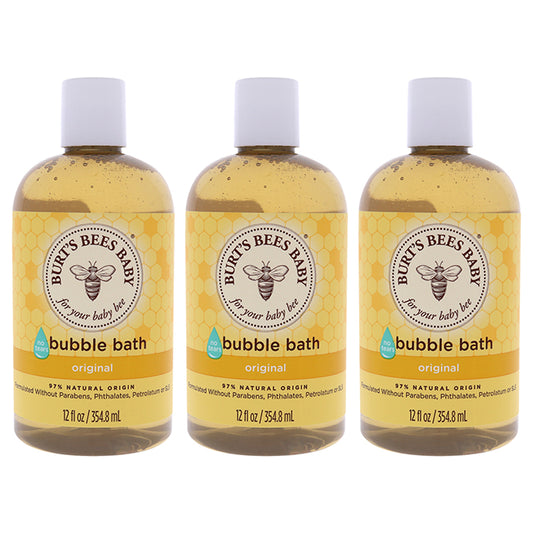 Bubble Bath by Burts Bees for Kids - 12 oz Body Wash - Pack of 3