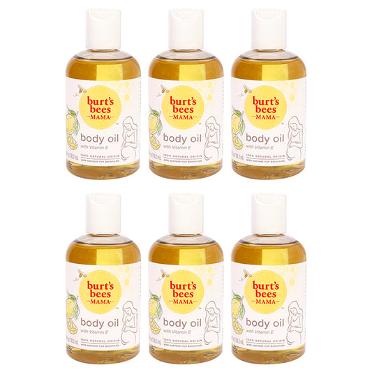 Mama Bee Nourishing Body Oil by Burts Bees for Women - 4 oz Oil - Pack of 6