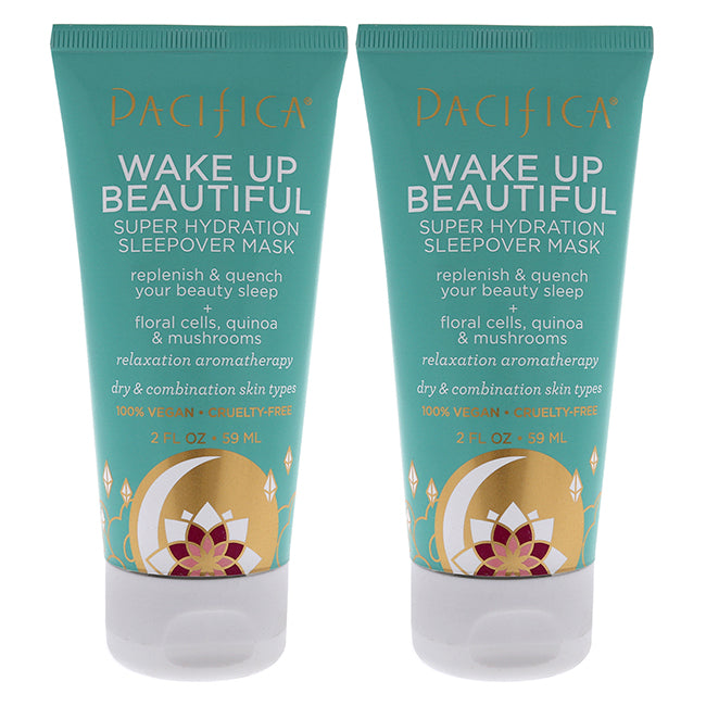 Wake Up Beautiful Mask by Pacifica for Unisex - 2 oz Mask - Pack of 2