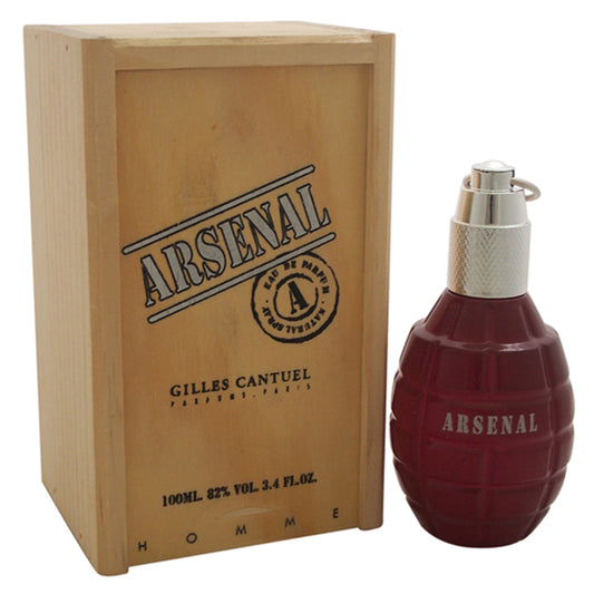 Arsenal Red by Gilles Cantuel for Men - 3.4 oz EDP Spray