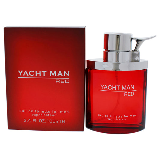 Yacht Man Red by Myrurgia for Men - 3.4 oz EDT Spray