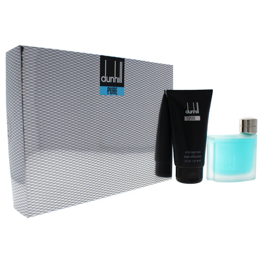 Dunhill Pure by Alfred Dunhill for Men - 2 Pc Gift Set 2.5oz EDT Spray, 5oz After Shave Balm