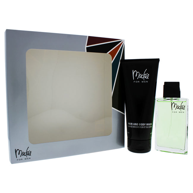 Mackie by Bob Mackie for Men - 2 Pc Gift Set 3.4oz EDT Spray, 6.7oz Hair & Body Wash