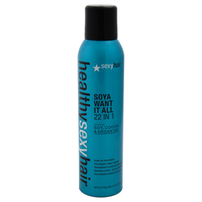 Soya Want It All 22 In 1 Leave-In Treatment by Sexy Hair for Unisex - 5.1 oz Hairspray