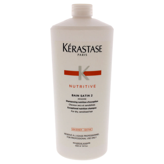 Nutritive Bain Satin 2 Shampoo by Kerastase for Unisex - 34 oz Shampoo