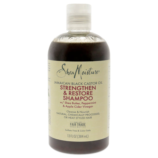 Jamaican Black Castor Oil Strengthen, Grow and Restore Shampoo by Shea Moisture for Unisex - 13 oz Shampoo