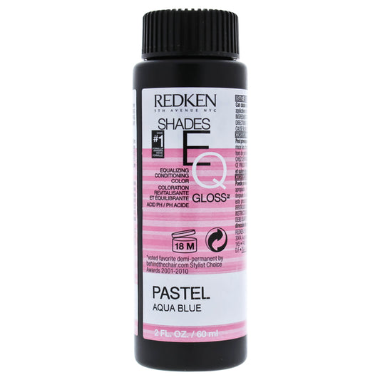 Shades EQ Color Gloss - Pastel Aqua Blue by Redken for Unisex - 2 oz Hair Color