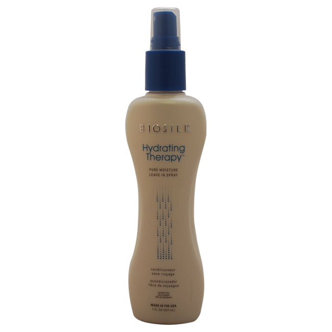 Hydrating Therapy Pure Moisture Leave In Spray by Biosilk for Unisex - 7 oz Hairspray