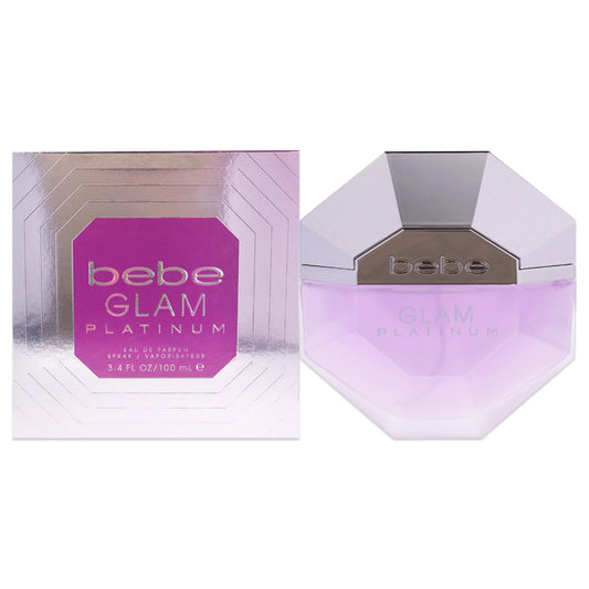 Bebe Glam Platinum by Bebe for Women - 3.4 oz EDP Spray