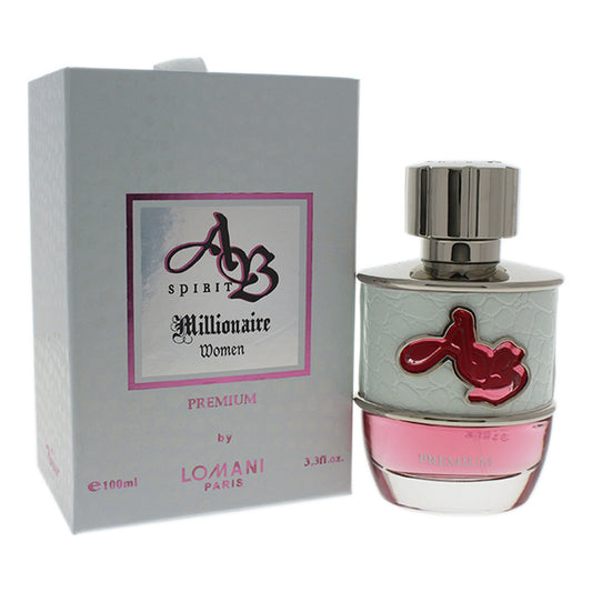 Ab Spirit Millionaire Premium by Lomani for Women - 3.3 oz EDP Spray