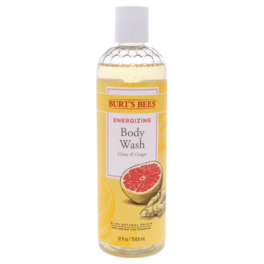 Energizing Citrus and Ginger Body Wash by Burts Bees for Women - 12 oz Body Wash