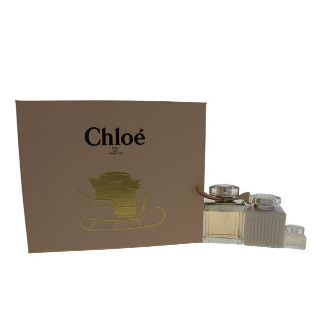 Chloe by Chloe for Women - 3 Pc Gift Set 2.5oz EDP Spray, 3.4oz Perfumed Body Lotion, 0.17oz EDP Splash