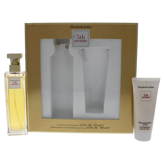 5th Avenue by Elizabeth Arden for Women - 2 Pc Gift Set 4.2oz EDP Spray, 3.3oz Moisturizing Body Lotion