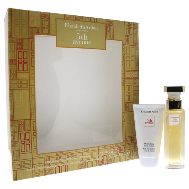 5th Avenue by Elizabeth Arden for Women - 2 Pc Gift Set 1oz EDP Spray, 1.7oz Moisturizing Body Lotion