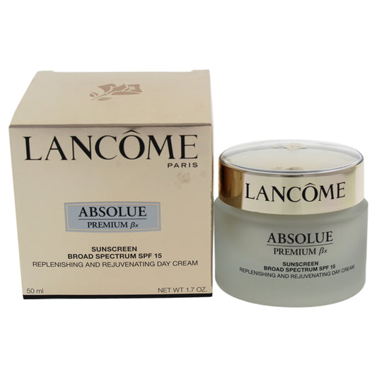 Absolue Premium Bx Replenishing and Rejuvenating Day Cream SPF 15 by Lancome for Women - 1.7 oz Cream