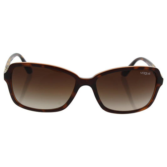 Vogue VO5031S 2386-13 - Top Dark Havana Light Brown Transparent-Brown Gradient by Vogue for Women - 58-16-135 mm Sunglasses