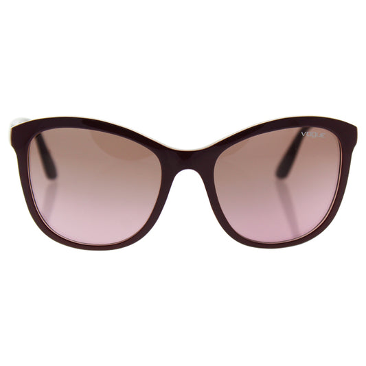 Vogue VO5033S 2387-14 - Top Dark Bordeaux Pink Transparent-Pink Gradient Brown by Vogue for Women - 54-19-135 mm Sunglasses