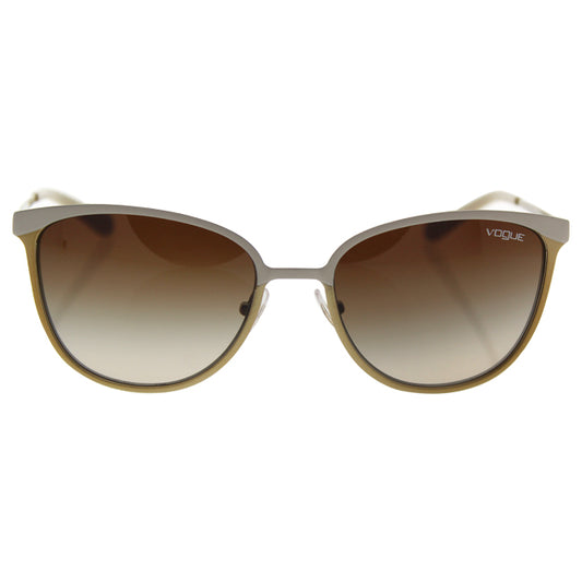 Vogue VO4002S 996-S-13 - Matte Beige Brushed Gold-Brown Gradient by Vogue for Women - 55-18-135 mm Sunglasses