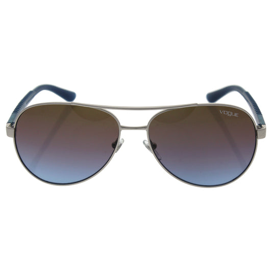 Vogue VO3997S 323-48 - Brushed Silver-Azure Gradient Pink Gradient Brown by Vogue for Women - 58-14-135 mm Sunglasses