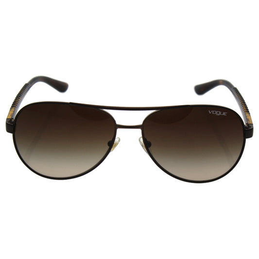 Vogue VO3997S 934-13 - Brushed Brown-Brown Gradient by Vogue for Women - 58-14-135 mm Sunglasses