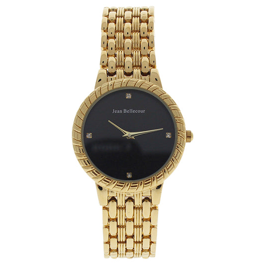 REDS20-GB Dufrene - Gold Stainless Steel Bracelet Watch by Jean Bellecour for Women - 1 Pc Watch