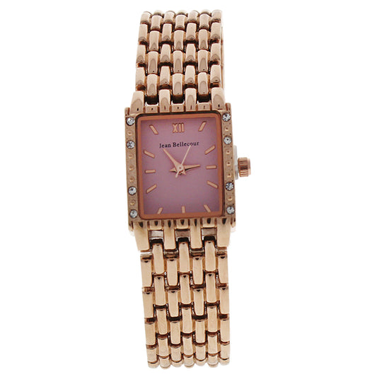 REDS25-RGP Comtesse - Rose Gold Stainless Steel Bracelet Watch by Jean Bellecour for Women - 1 Pc Watch