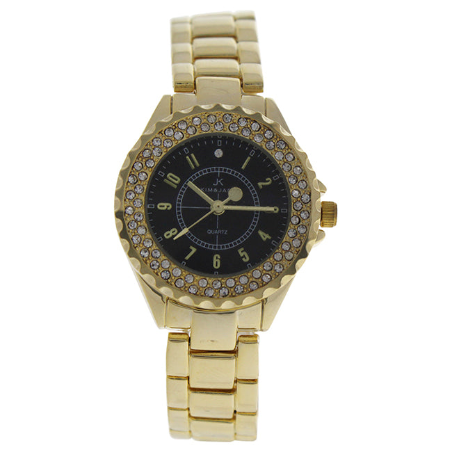 2033L-GB Gold Stainless Steel Bracelet Watch by Kim & Jade for Women - 1 Pc Watch