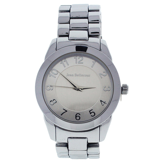 A0372-5 Silver Stainless Steel Bracelet Watch by Jean Bellecour for Women - 1 Pc Watch