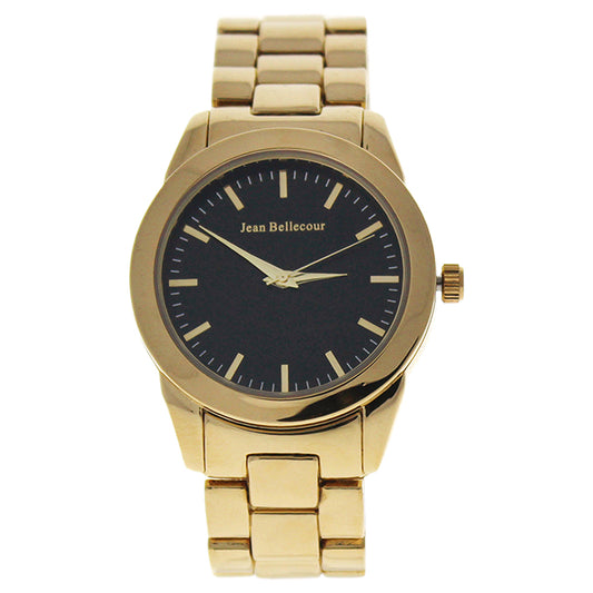 A0372-4 Gold Stainless Steel Bracelet Watch by Jean Bellecour for Women - 1 Pc Watch